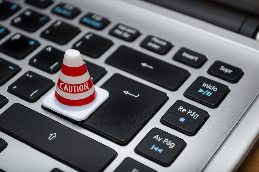 keyboard, caution, cone-1776643.jpg