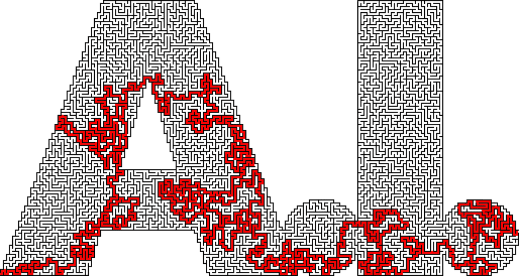 artificial intelligence, ai, maze-8026763.jpg